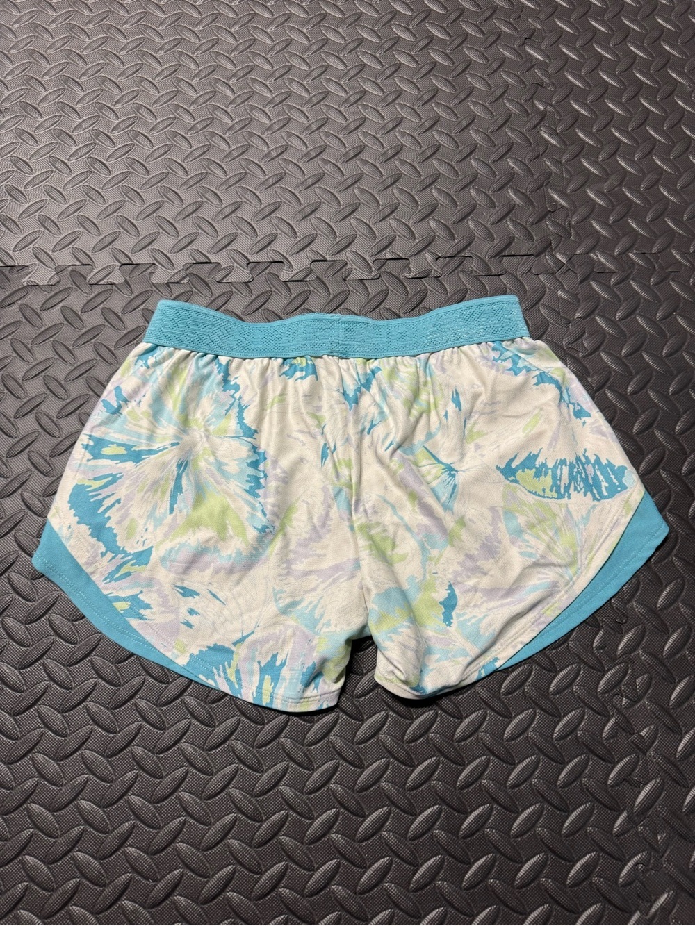 Under Armour HeatGear Women’s Small Blue Floral Running Shorts - Picture 10 of 12